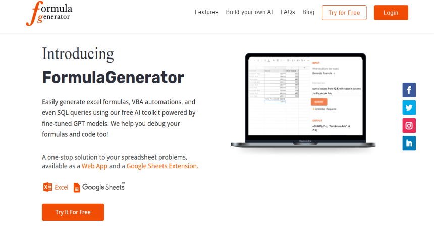 Formula Generator