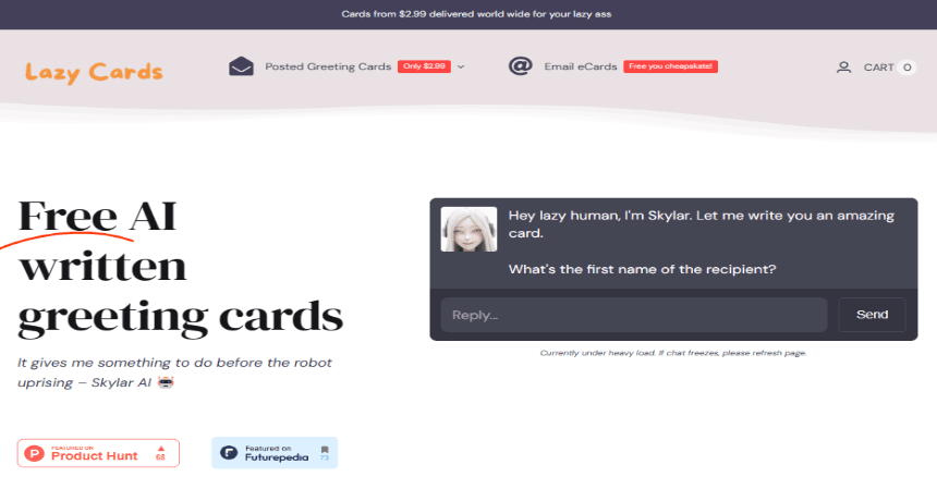 Lazy Cards