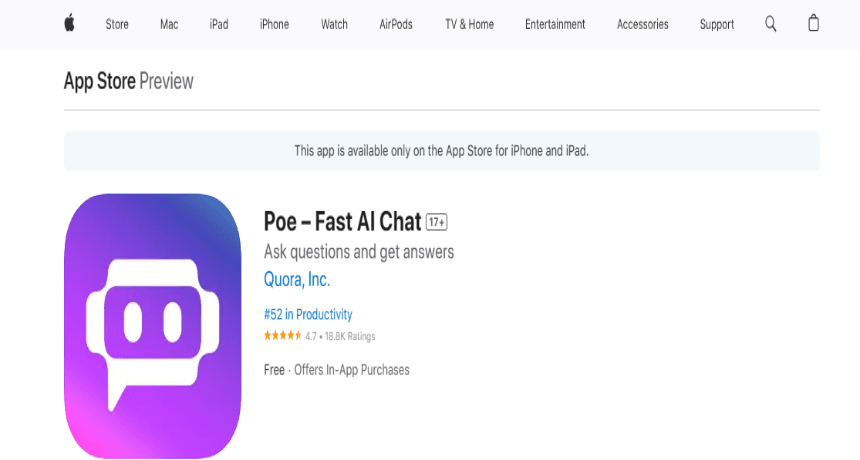 Poe by Quora